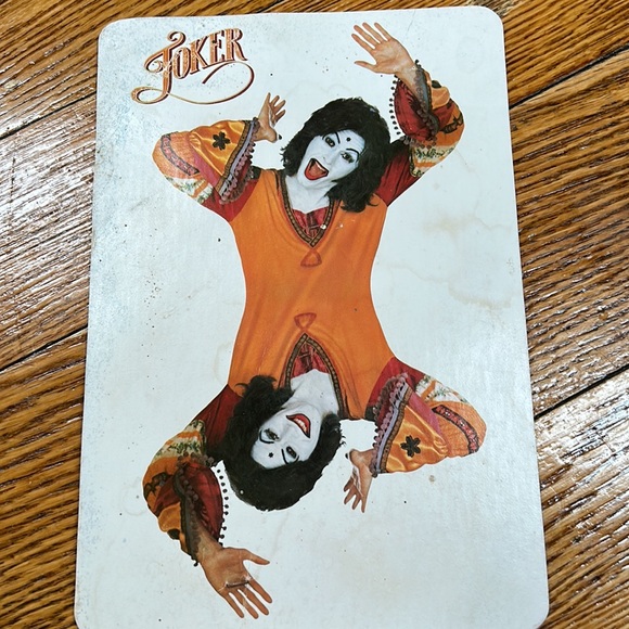 Vintage Three Dog Night Joker card from album.  Card only, vintage 1972 - Picture 2 of 8